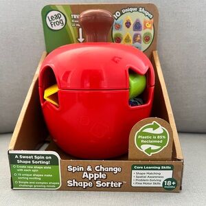 Red Apple Shape Sorter Toy